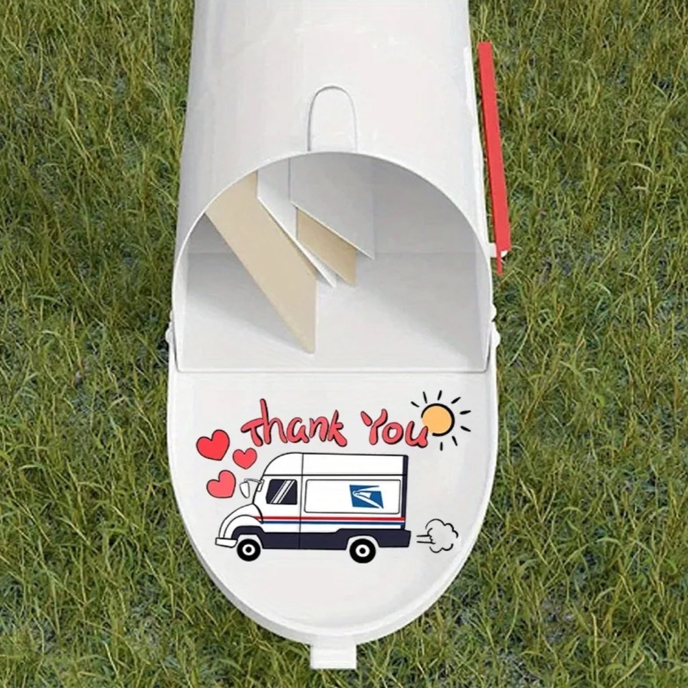 🚨 Thank your mailman sticker for mailbox New
